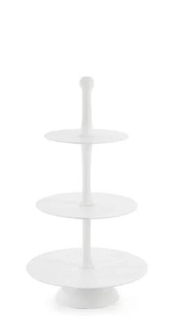 ALZATA 3P DECORATIVA MALLET BIANCO H82