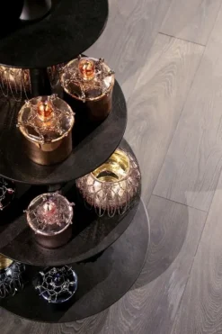 ALZATA 4P DECORATIVA MALLET NERO H123