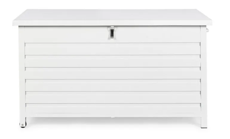 BAULE PORTA CUSCINI SMALL CON RUOTE BIANCO YK11 - ATLANTIC