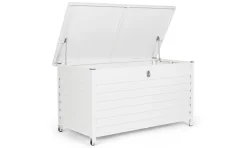 BAULE PORTA CUSCINI SMALL CON RUOTE BIANCO YK11 - ATLANTIC