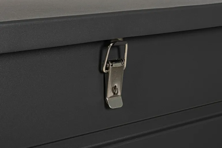 BAULE PORTA CUSCINI SMALL CON RUOTE ANTRACITE YK13 - ATLANTIC