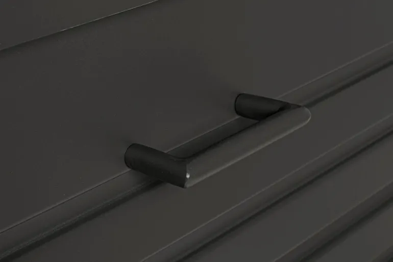 BAULE PORTA CUSCINI SMALL CON RUOTE ANTRACITE YK13 - ATLANTIC