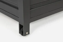 BAULE PORTA CUSCINI SMALL CON RUOTE ANTRACITE YK13 - ATLANTIC