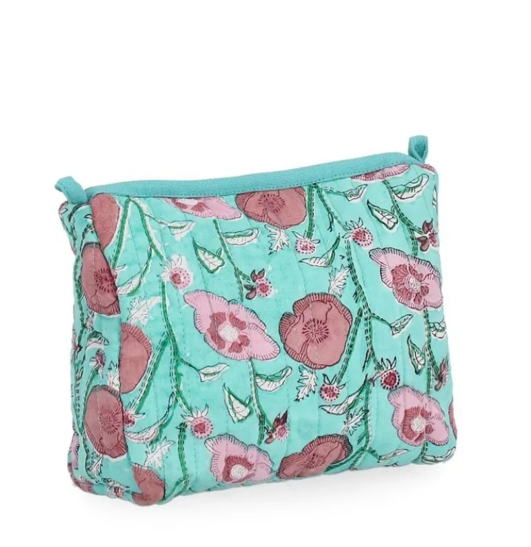 BEAUTYCASE EMELIE RETT TURCHESE 21X17