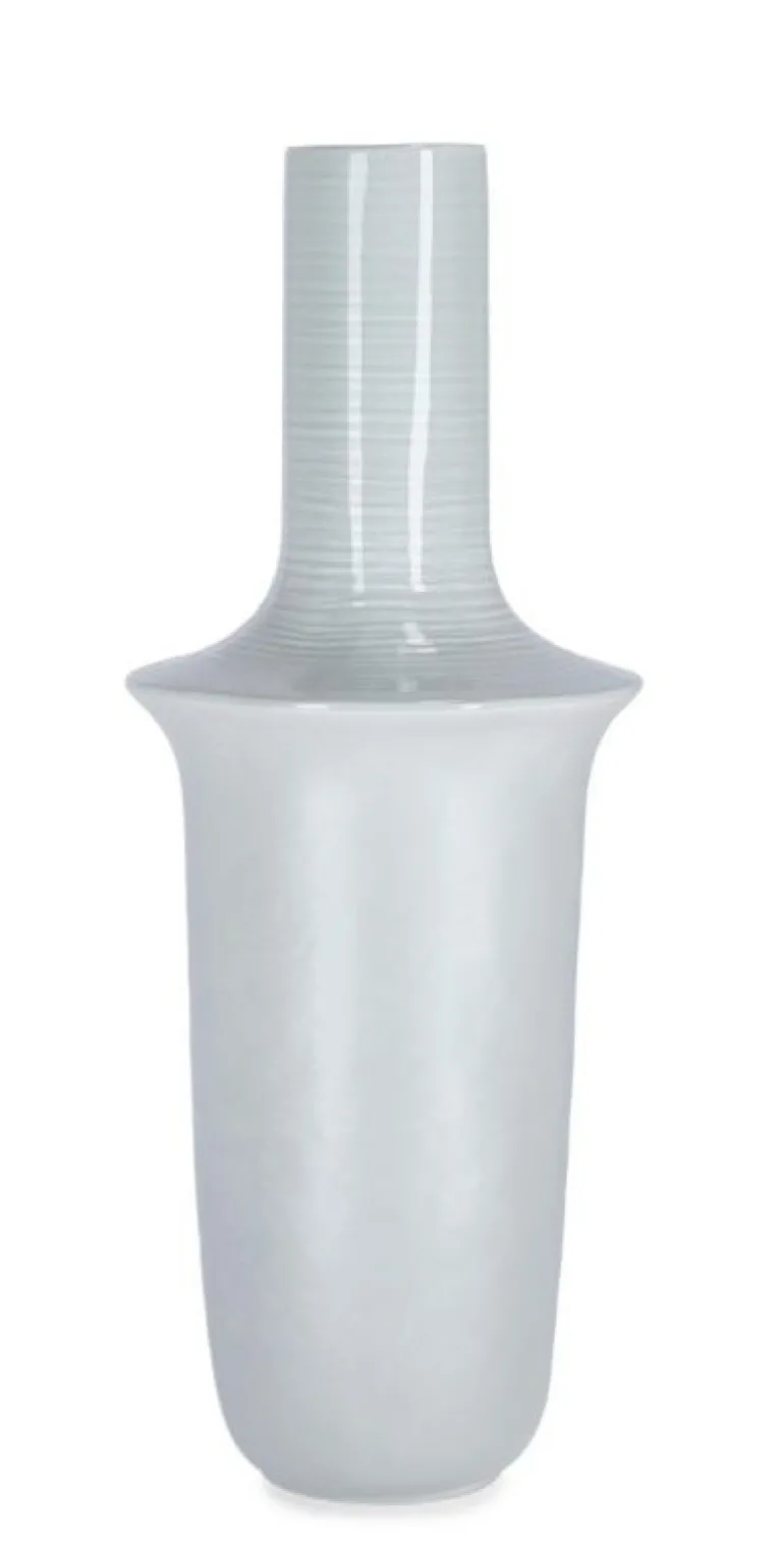 BOTTIGLIA DECORATIVA ISAO AZZURRO H51