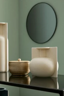 BOTTIGLIA DECORATIVA IZUMO BEIGE H18