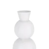 BOTTIGLIA DECORATIVA RIDHI BIANCO H32,5