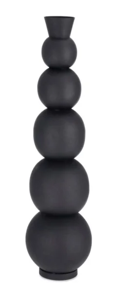 BOTTIGLIA DECORATIVA RIDHI NERO H76