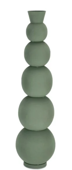 BOTTIGLIA DECORATIVA RIDHI VERDE H76