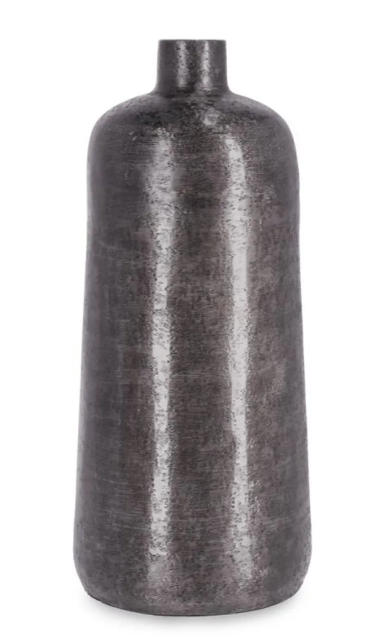 BOTTIGLIA DECORATIVA VARANASI NERO H44,5