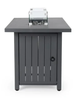 CAMINO A GAS WOLKE GRIGIO SCURO 109X59