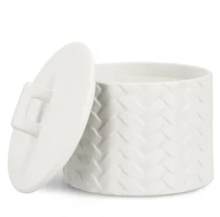 CANDELA C-COPERCHIO TWINE BIANCO Ø14,5