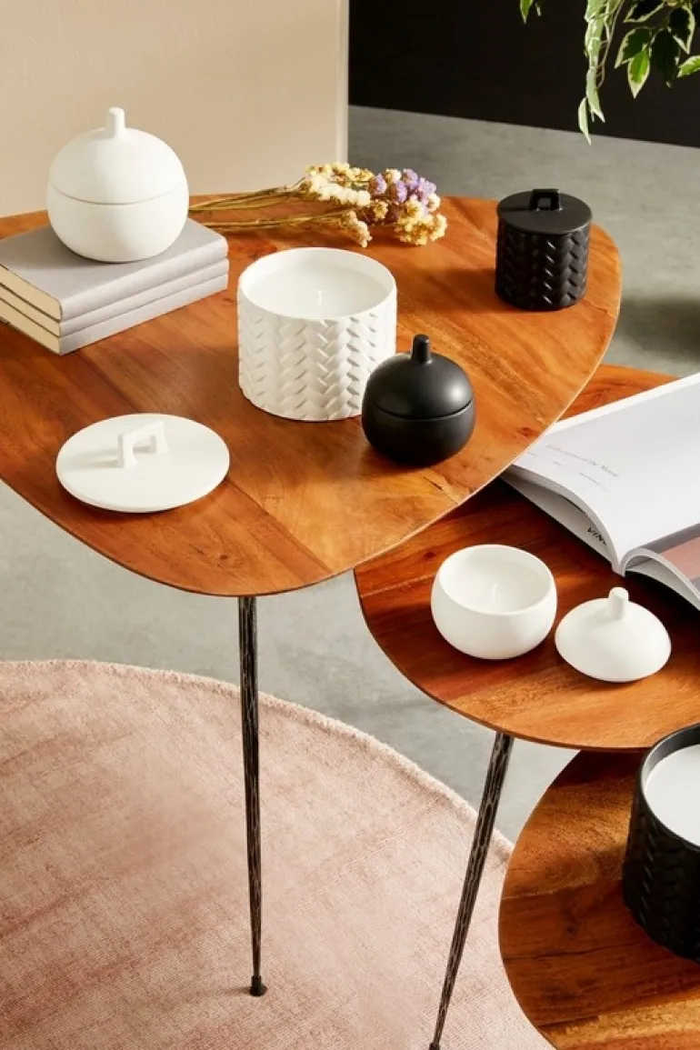 CANDELA C-COPERCHIO TWINE BIANCO Ø14,5