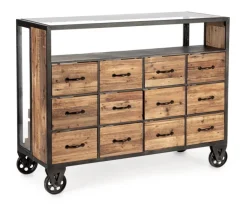 CASSETTIERA 12C MINDIL C-RUOTE H95,5