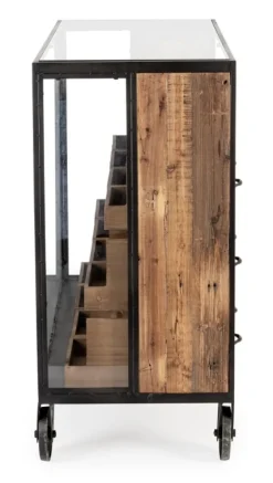 CASSETTIERA 12C MINDIL C-RUOTE H95,5