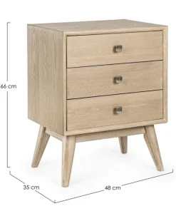 CASSETTIERA IN LEGNO - ALANNIS