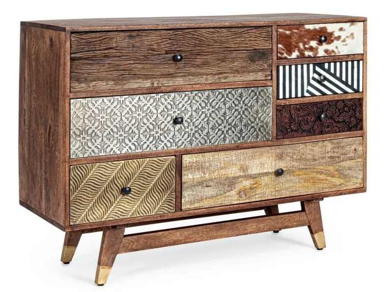 CASSETTIERA IN LEGNO - DHAVAL