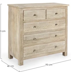 CASSETTIERA IN LEGNO - MAYRA