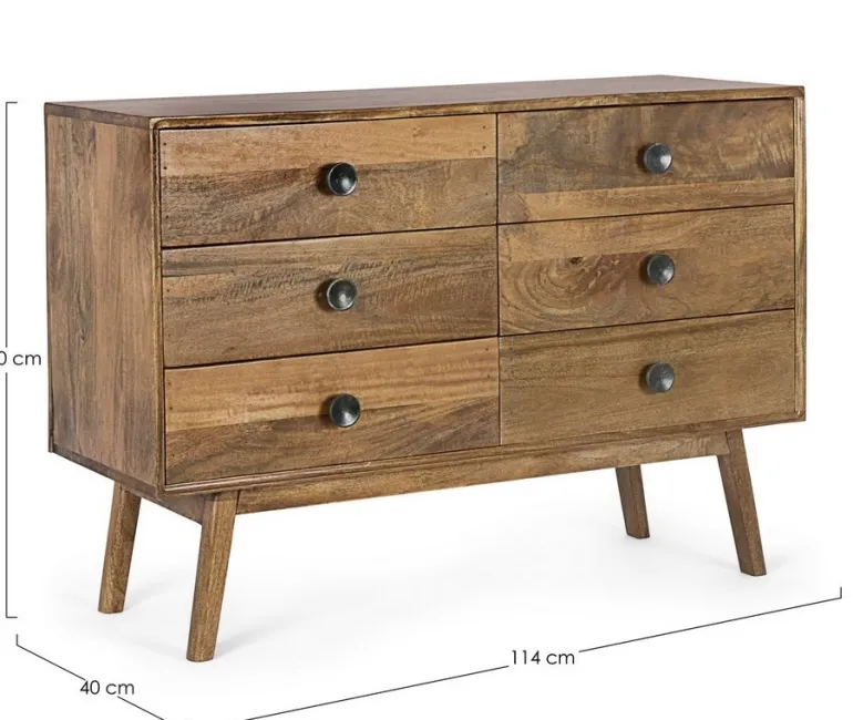 CASSETTIERA IN LEGNO - SYLVESTER