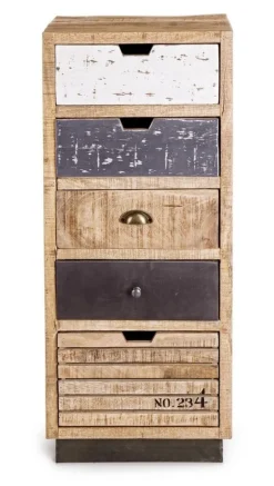 CASSETTIERA IN LEGNO - TUDOR