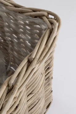 CESTA HARIS RETT GRIGIO 100X65H