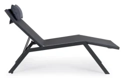 CHAISE LONGUE IN ALLUMINIO ANTRACITE JX55 - KRION
