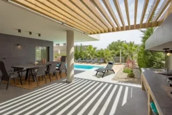 CHAISE LONGUE IN ALLUMINIO ANTRACITE JX55 - KRION