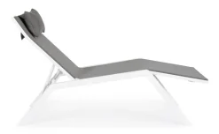 CHAISE LONGUE IN ALLUMINIO BIANCO JX11 - KRION