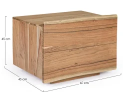 COMODINO IN LEGNO - ARON