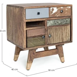 COMODINO IN LEGNO - DHAVAL