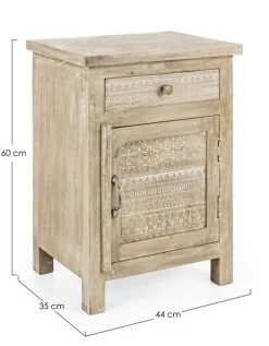 COMODINO IN LEGNO - MAYRA