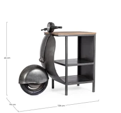 CONSOLLE BAR VESPA METAL