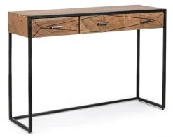 CONSOLLE IN LEGNO 3 CASSETTI - EGON