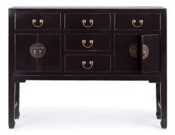 CONSOLLE IN LEGNO NERO - JINAN