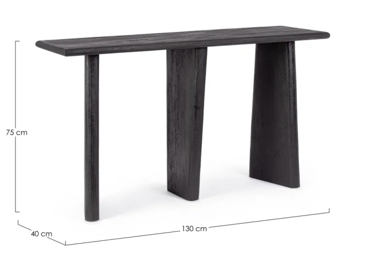 CONSOLLE IN LEGNO NERO - ZACATECAS