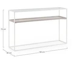 CONSOLLE IN VETRO - LAUREL