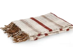 COPERTA RAYRA NATURALE MARRONE 130X170