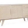 CREDENZA 2 ANTE IN LEGNO - SAHANA