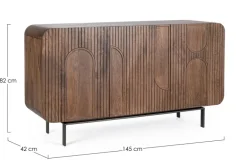 CREDENZA 3 ANTE IN LEGNO - ORISSA