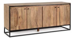CREDENZA 4 ANTE IN LEGNO SHEESHAM - NARTAN