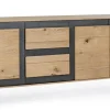 CREDENZA 3 CASSETTI IN LEGNO - STANWOOD