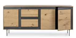 CREDENZA 3 CASSETTI IN LEGNO - STANWOOD