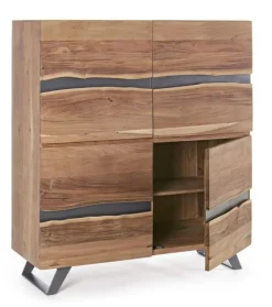 CREDENZA IN LEGNO 2 ANTE - ARON