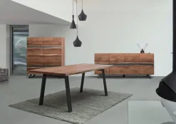 CREDENZA IN LEGNO 2 ANTE - ARON