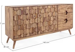 CREDENZA IN LEGNO 2 ANTE - KANT