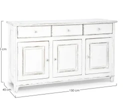 CREDENZA IN LEGNO 3 ANTE - COLETTE