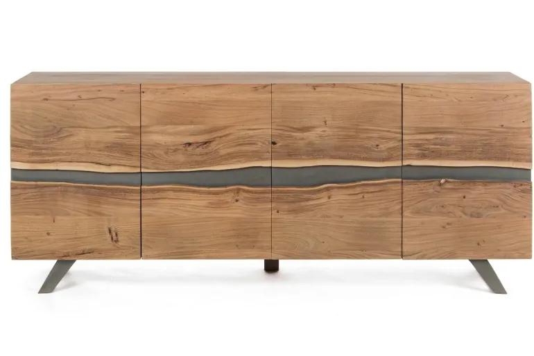 CREDENZA IN LEGNO 4 ANTE - ARON