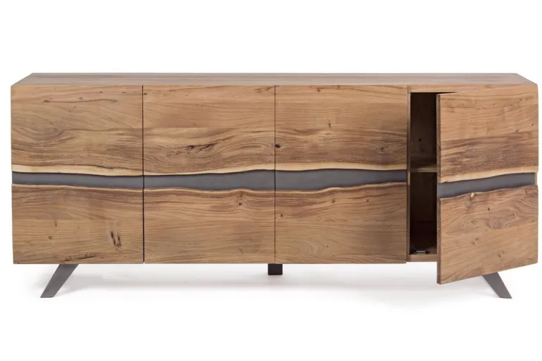 CREDENZA IN LEGNO 4 ANTE - ARON