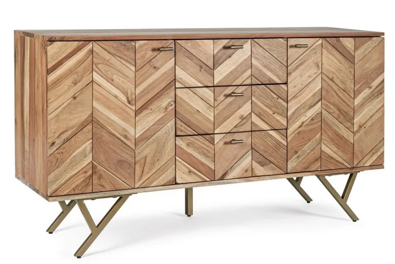 CREDENZA IN LEGNO 2 ANTE - RAIDA
