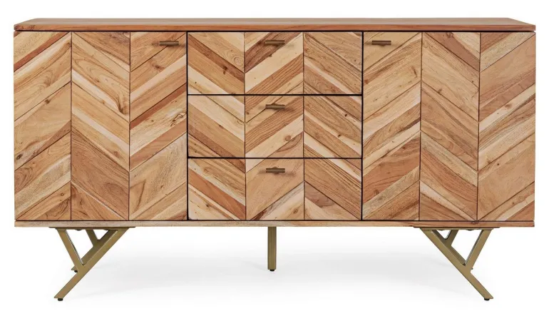 CREDENZA IN LEGNO 2 ANTE - RAIDA
